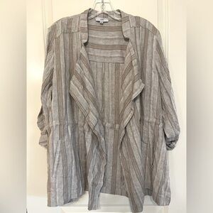 Fate women’s linen, lightweight jacket, size Large